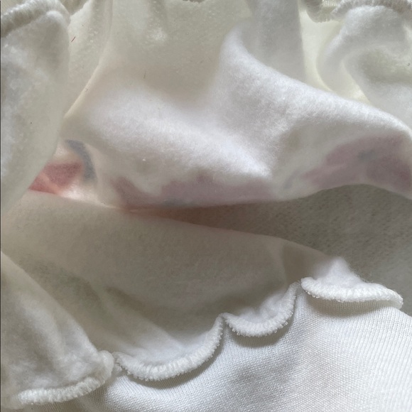 White Bunny Print Hoodie - Picture 8 of 9